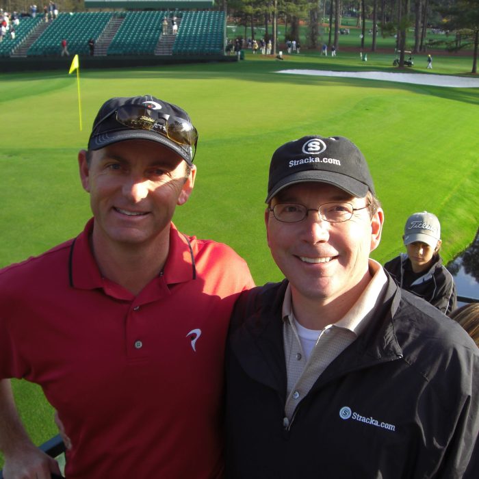 Jim Stracka and Dave Phillips at the 2010 Masters in Augusta GA