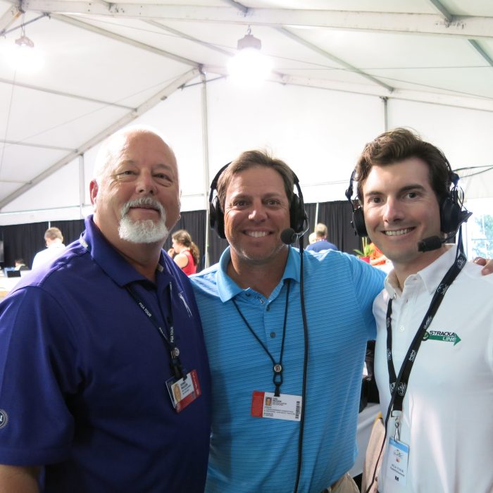 Inside The Ropes PGA Tour Radio. Dennis Paulson, Carl Paulson, and Chase Stracka, Bay Hill, Orlando FL, March 2014