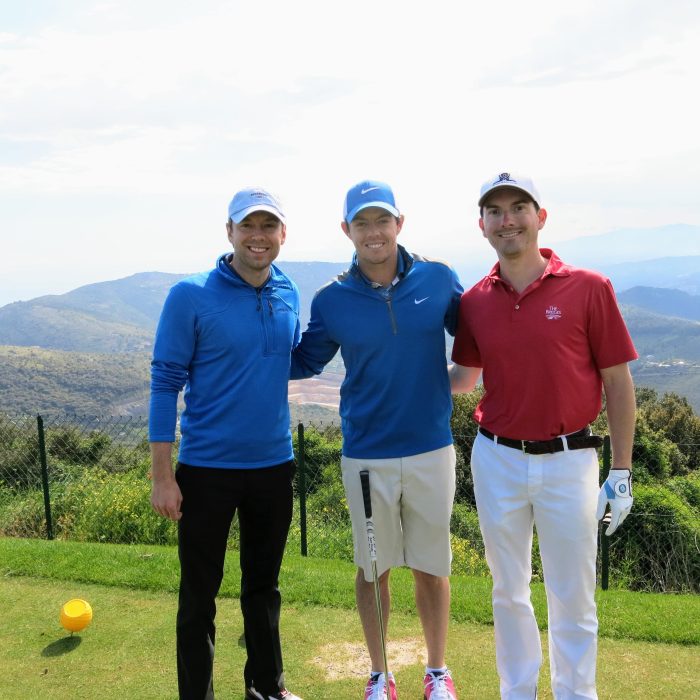 Rory McIlroy and Chase Stracka, Monte Carlo Golf Club, Peille, France, May 2014
